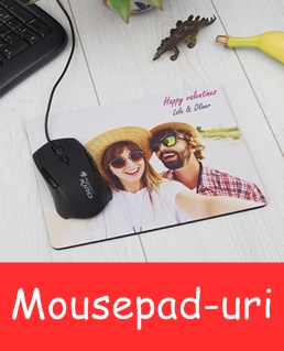 Mousepad-uri personalizate cu poze si text